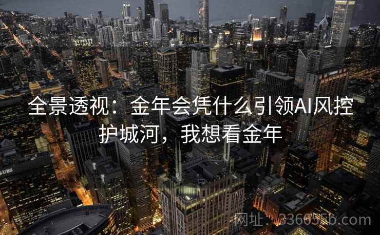 全景透视：金年会凭什么引领AI风控护城河，我想看金年